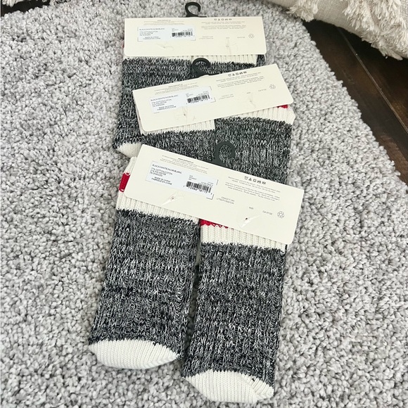 Ladies Crew Socks - Lot of 3 - BRING SNACKS, Fun/Novelty NWT - Picture 4 of 10
